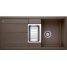 Kuchyňský dřez Blanco Metra 6 S Kávová, s excentrem a miskou