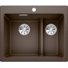 Kuchyňský dřez Blanco Pleon 6 Split Kávová, bez excentru