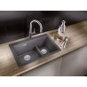 Kuchyňský dřez Blanco Pleon 6 Split Tartufo, bez excentru