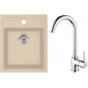 Set Franke T100BE (dřez SID 610-40 Béžová + baterie FP 9000.031 Chrom)