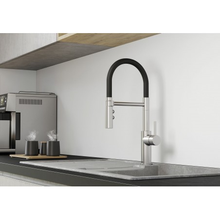 Kuchyňská baterie Blanco Catris-S Flexo Nerez imitace
