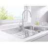 Kuchyňská baterie Blanco Coressa-F Chrom, páka vlevo