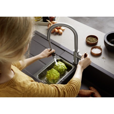 Kuchyňská baterie Blanco Candor-S Nerez kartáčovaná