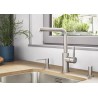 Kuchyňská baterie Blanco Lanora-F Nerez Kartáčovaný