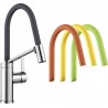 Kuchyňská baterie Blanco Viu-S Chrom, 4 barvy hadice v balení