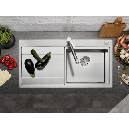 Kuchyňský dřez Blanco Divon II 5 S-IF, hedvábný lesk, pravý