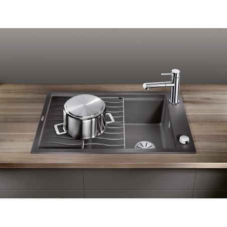 Kuchyňský dřez Blanco Elon XL 6 S Antracit, s odkapávací mřížkou a excentrem