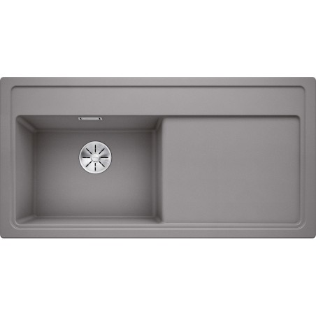 Kuchyňský dřez Blanco Zenar XL 6 S Aluminium, levý, s excentrem a krájecí deskou