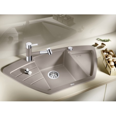 Kuchyňský dřez Blanco Zia 9 E Bílá, s excentrem