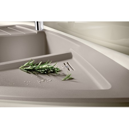 Kuchyňský dřez Blanco Zia 9 E Černá, s excentrem