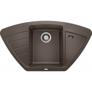 Kuchyňský dřez Blanco Zia 9 E Kávová, s excentrem