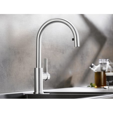 Kuchyňská baterie Blanco Candor-S Nerez masiv kartáčovaný, beztlaková