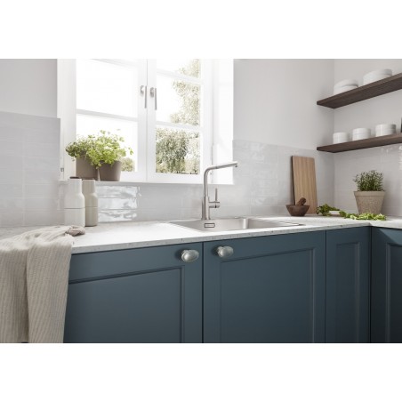 Kuchyňská baterie Blanco Lanora-S Nerez masiv kartáčovaný, beztlaková