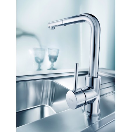 Kuchyňská baterie Blanco Mila-S Chrom, beztlaková