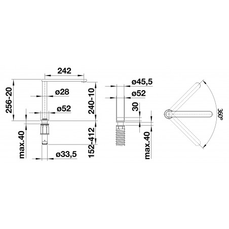 Kuchyňská baterie Blanco Eloscope-F II Chrom