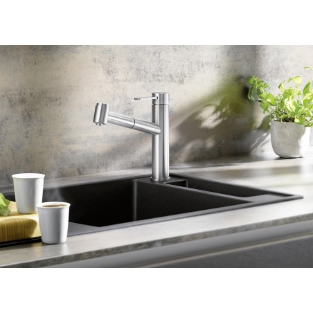 Kuchyňská baterie Blanco Ambis-S Nerez masiv kartáčovaný, beztlaková