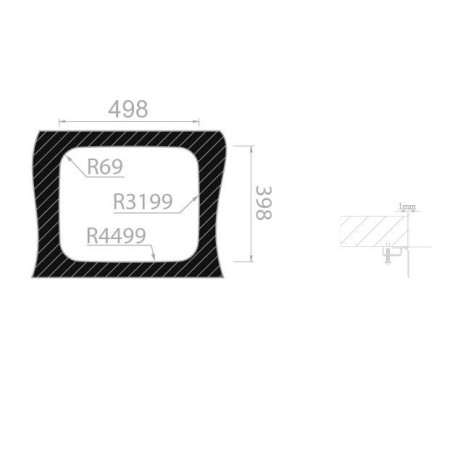 Kuchyňský dřez Sinks Indus 540 V 1,0 mm, leštěný