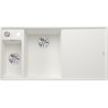 Kuchyňský dřez Blanco Axia III 6 S-F Bílá, levý, se skleněnou krájecí deskou a miskou