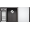 Kuchyňský dřez Blanco Axia III 6 S-F Šedá skála, levý, se skleněnou krájecí deskou a miskou