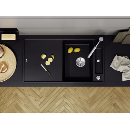 Kuchyňský dřez Blanco Axia III 5 S Antracit, s dřevěnou krájecí deskou