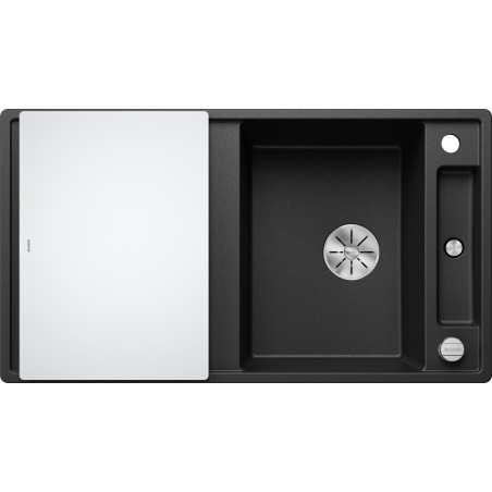 Kuchyňský dřez Blanco Axia III 5 S Antracit, se skleněnou krájecí deskou