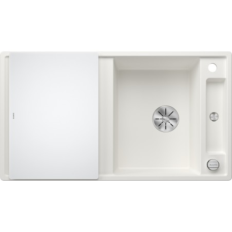 Kuchyňský dřez Blanco Axia III 5 S Bílá, se skleněnou krájecí deskou