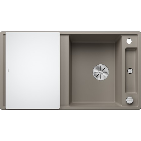 Kuchyňský dřez Blanco Axia III 5 S Tartufo, se skleněnou krájecí deskou