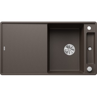 Kuchyňský dřez Blanco Axia III 5 S-F Kávová, se skleněnou krájecí deskou