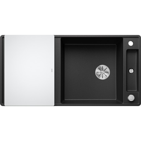 Kuchyňský dřez Blanco Axia III XL 6 S-F Antracit, se skleněnou krájecí deskou