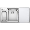 Kuchyňský dřez Blanco Axis III 6 S-IF Hedvábný lesk, levý