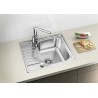 Kuchyňský dřez Blanco Dinas 45 S Mini Kartáčovaný, s excentrem