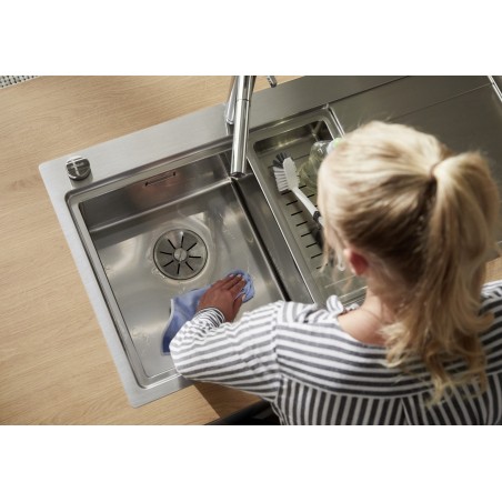 Kuchyňský dřez Blanco Divon II 6 S-IF Hedvábný lesk, levý