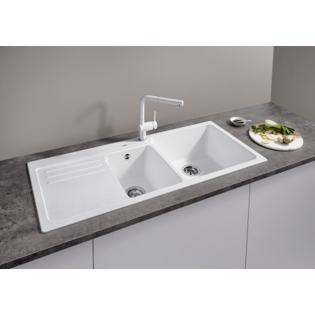 Kuchyňský dřez Blanco Naya 8 S Kávová, levý