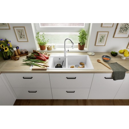 Kuchyňský dřez Blanco Naya 8 S Bílá, pravý