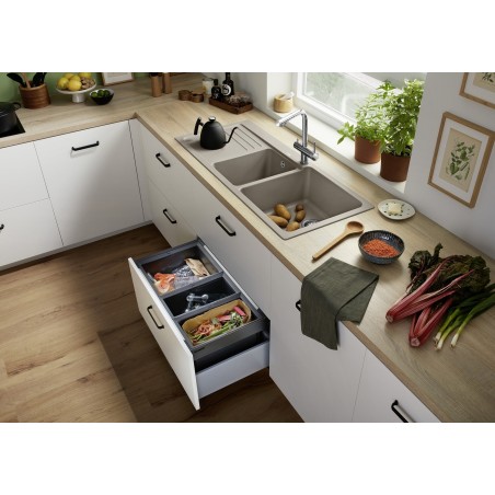 Kuchyňský dřez Blanco Naya 8 S Kávová, pravý