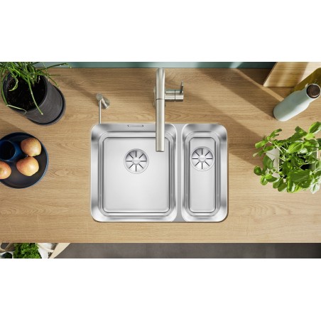 Kuchyňský dřez Blanco Solis 340/180-U Kartáčovaný, levý