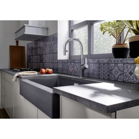 Kuchyňský dřez Blanco Vintera XL 9-UF Šedá skála