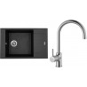 Set Sinks (dřez Vario 780 Granblack 30 + baterie Vitalia Chrom)