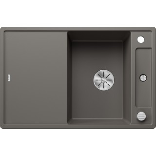 Kuchyňský dřez Blanco Axia III 45 S Šedá vulkán, se skleněnou krájecí deskou