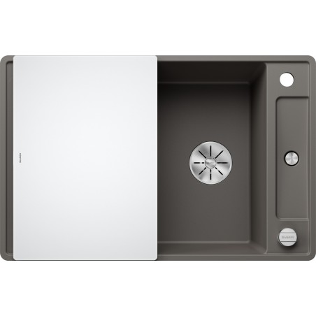 Kuchyňský dřez Blanco Axia III 45 S-F Šedá vulkán, se skleněnou krájecí deskou