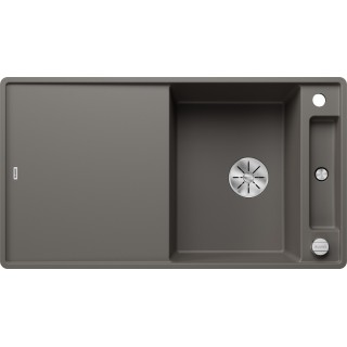 Kuchyňský dřez Blanco Axia III 5 S-F Šedá vulkán, s dřevěnou krájecí deskou