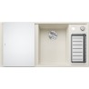 Kuchyňský dřez Blanco Axia III 6 S Bílá soft, pravý, se skleněnou krájecí deskou a miskou
