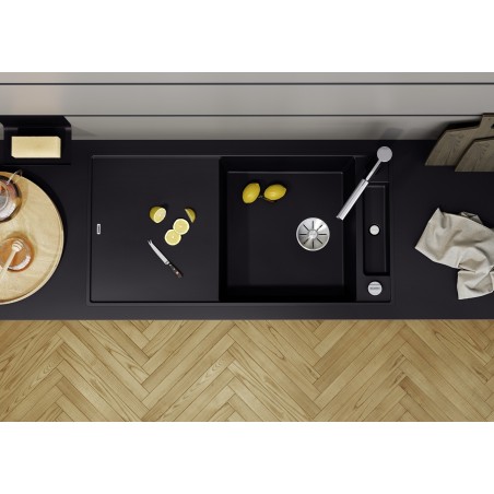 Kuchyňský dřez Blanco Axia III XL 6 S-F Šedá vulkán, s dřevěnou krájecí deskou