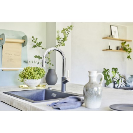 Kuchyňská baterie Blanco Carena-S Vario Šedá vulkán