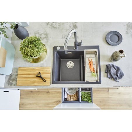 Kuchyňská baterie Blanco Carena-S Vario Šedá vulkán