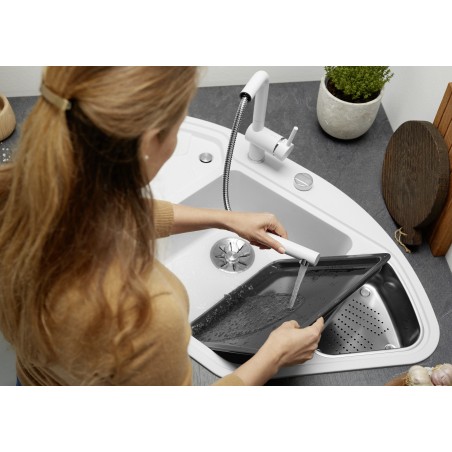 Kuchyňská baterie Blanco Linus-S Šedá vulkán