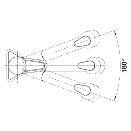 Kuchyňská baterie Blanco Wega II-S Chrom/Šedá vulkán