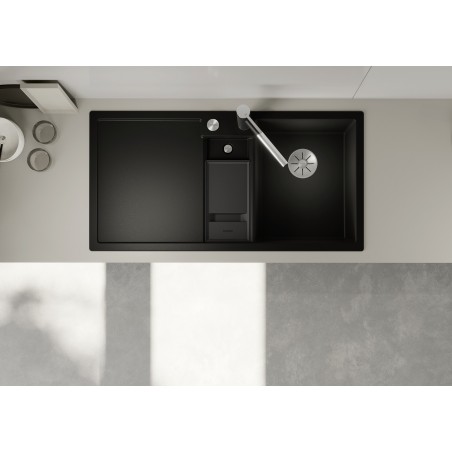 Kuchyňský dřez Blanco Collectis 6 S Šedá vulkán, s excentrem a miskou