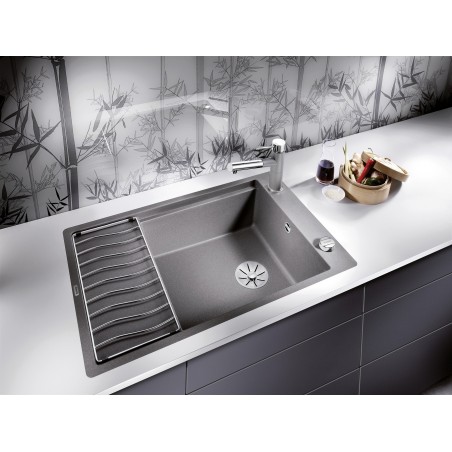 Kuchyňský dřez Blanco Elon XL 6 S-F Bílá soft, s odkapávací mřížkou