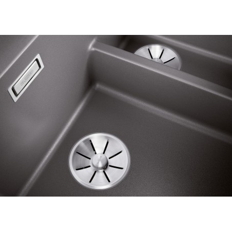 Kuchyňský dřez Blanco Pleon 6 Split Šedá vulkán, bez excentru